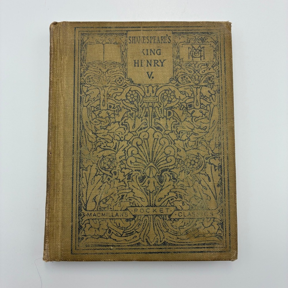 Shakespeare King Henry V 1914 Macmillan Pocket Classics Antique Hardcover Book